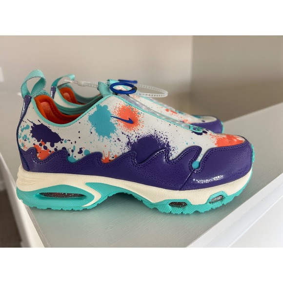 Nike Air Max Plus Drift Multi-Color Paint Splatter Zip IB6068-920 Womens 6.5 - Picture 2 of 5